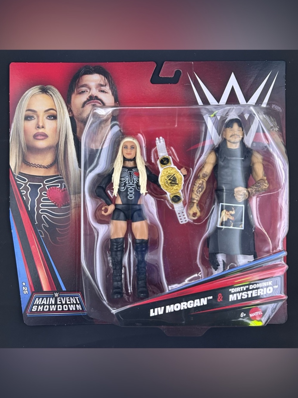 Mattel WWE Main Event Showdown 25 Liv Morgan Dominik Mysterio 2026 Dirty Dom